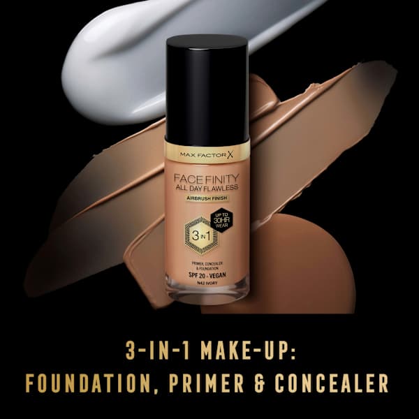 Foundation Facefinity All Day Flawless LSF 20, 42 Ivory MAX FACTOR