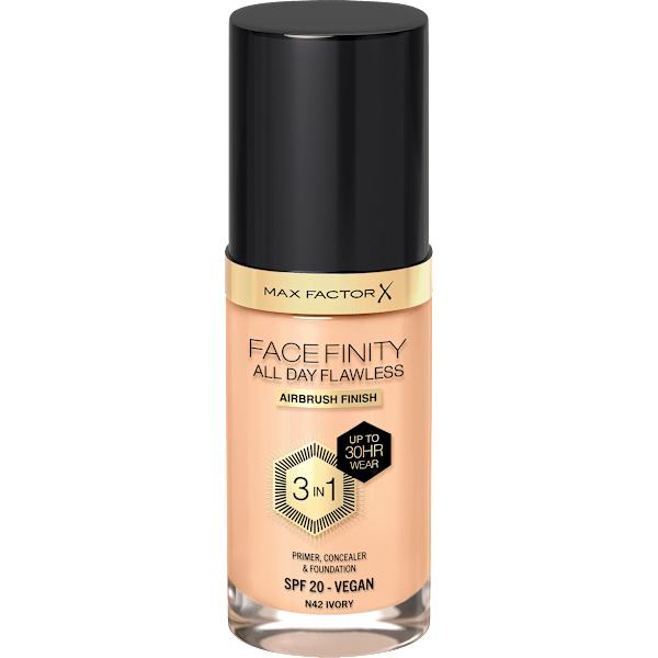 Foundation Facefinity All Day Flawless LSF 20, 42 Ivory MAX FACTOR