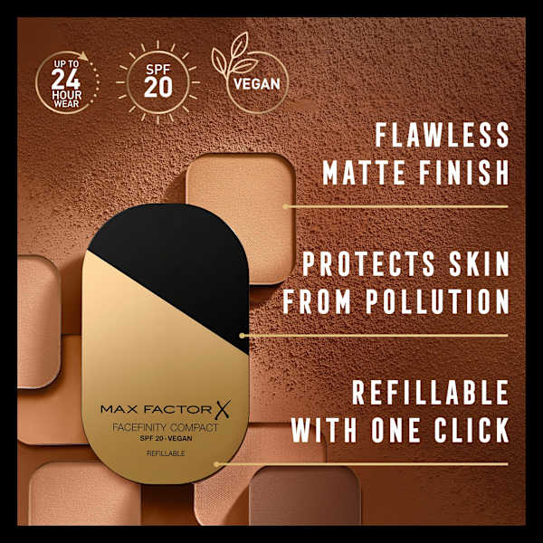 Foundation Facefinity Compact LSF 20, 001 Porcelain nachfüllbar MAX FACTOR