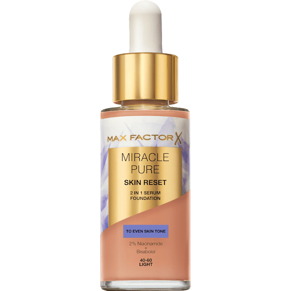 Foundation Miracle Pure Skin Reset 40-60 Light MAX FACTOR