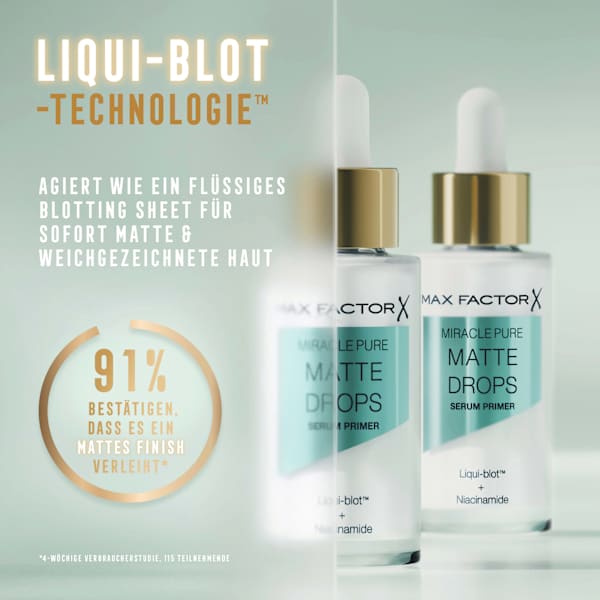 Serum Primer Miracle Pure Matte Drops MAX FACTOR