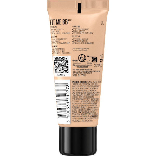BB Cream Fit me Nude MAYBELLINE NEW YORK
