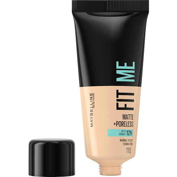 Foundation Fit Me Matte & Poreless 110 Porcelain MAYBELLINE NEW YORK