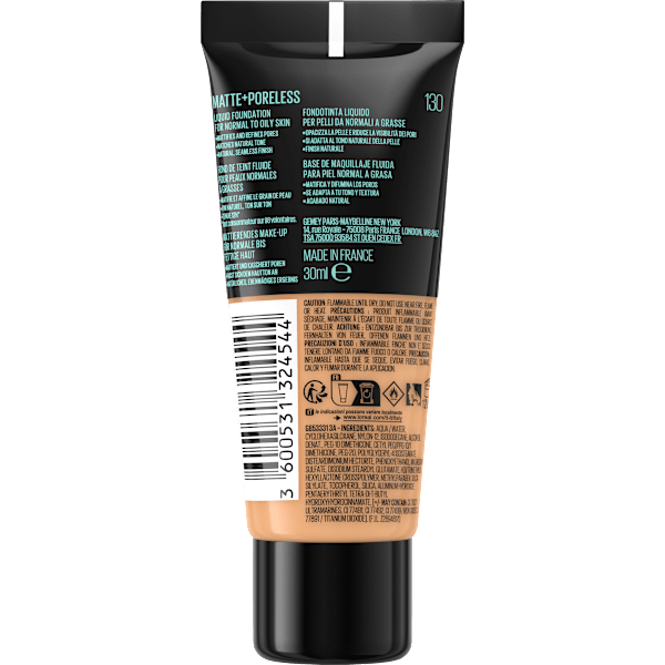 Foundation Fit Me Matte & Poreless 130 Buff Beige MAYBELLINE NEW YORK