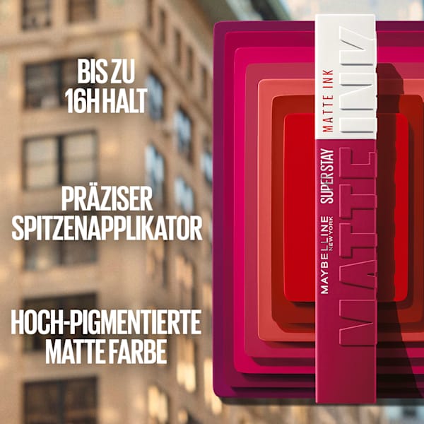 Lippenstift Super Stay Matte Ink 510 Charmer MAYBELLINE NEW YORK