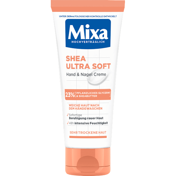 Hand- & Nagelcreme Shea ultra soft mit Glycerin Mixa