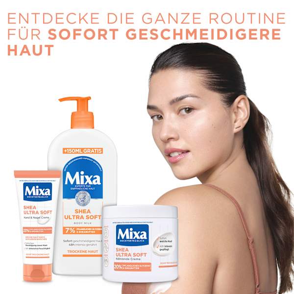 Hand- & Nagelcreme Shea ultra soft mit Glycerin Mixa