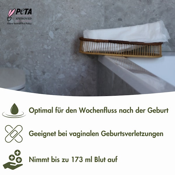 Wochenbett Einlagen aus Bio-Baumwolle  MyClarella