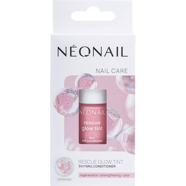 Nagelpflege Rescue Glow Tint​, 3in1 Nail Conditioner​, Glitter Rose​ NÉONAIL
