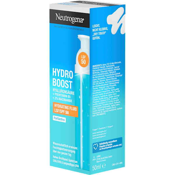 Fluid Hydro Boost Hydrating LSF 50 Neutrogena