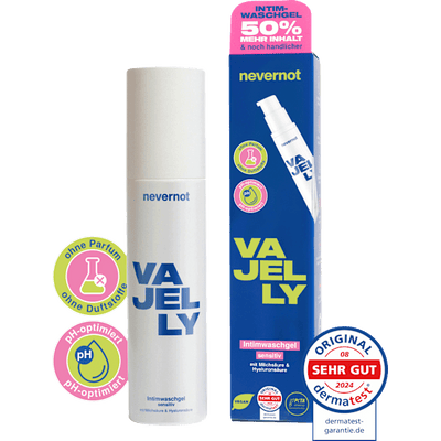 nevernot Intimate care wash gel Vajelly Sensitive, 150 ml
