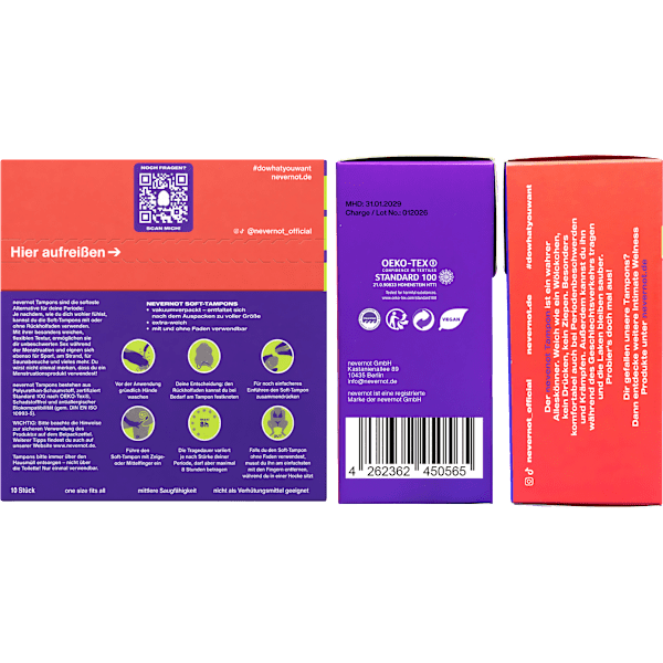 Soft-Tampons nevernot