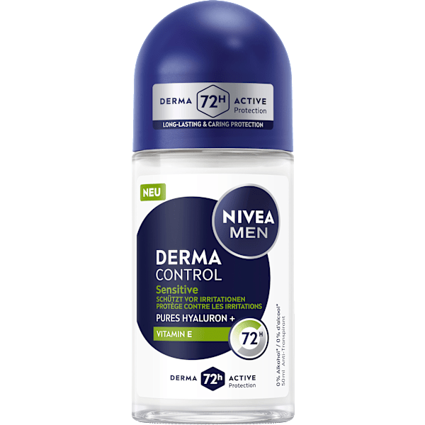 Antitranspirant Deo Roll-on Derma Control Sensitive NIVEA MEN