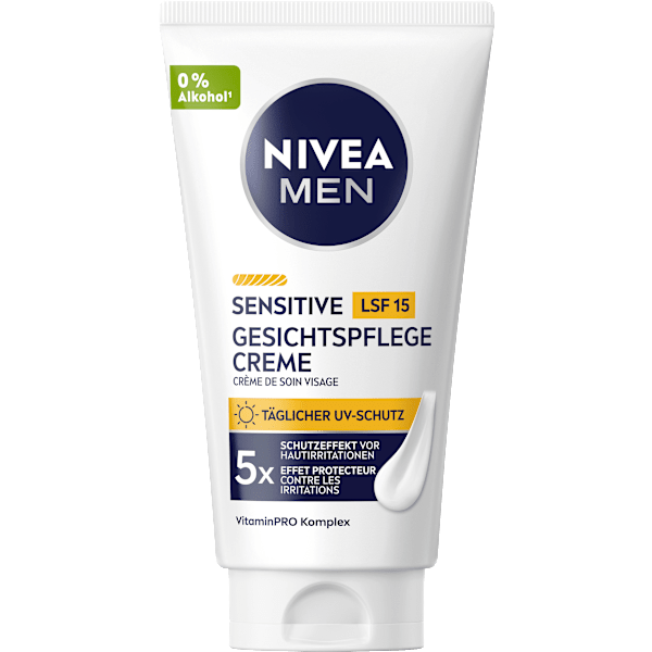 Gesichtscreme Sensitive LSF 15 NIVEA MEN