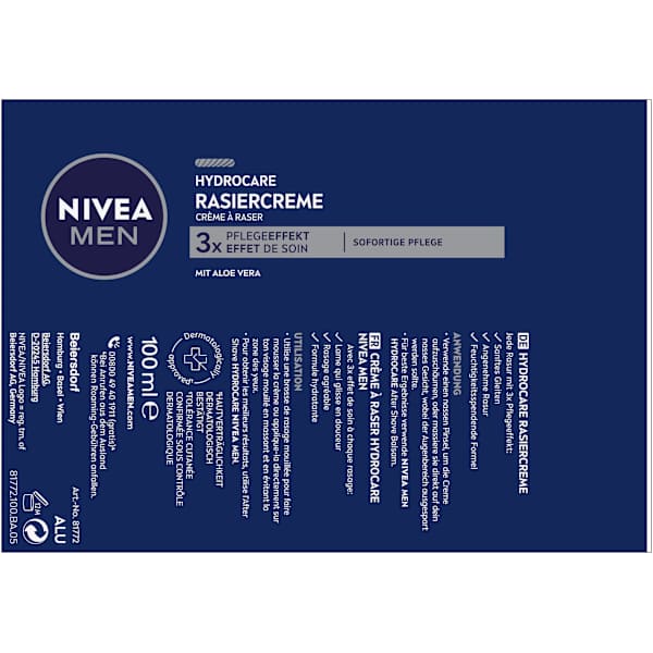 Rasiercreme Hydrocare NIVEA MEN
