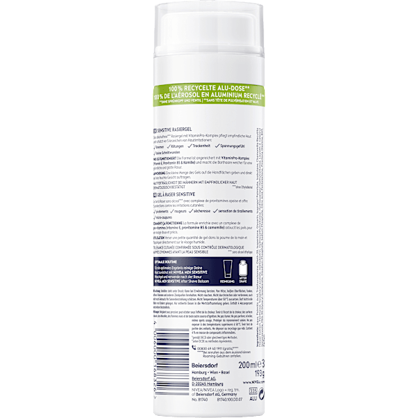 Rasiergel Sensitive NIVEA MEN