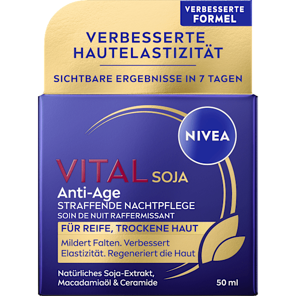 Nachtcreme Vital Soja Anti-Age straffend NIVEA