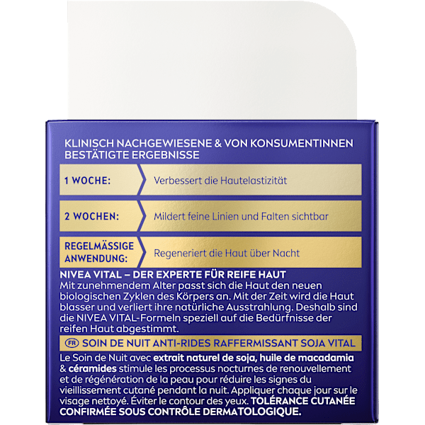 Nachtcreme Vital Soja Anti-Age straffend NIVEA