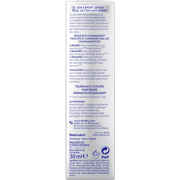 Q10 Anti-Falten Serum Dual Active NIVEA