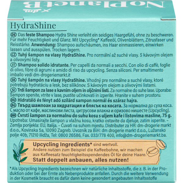 Festes Shampoo HydraShine No Planet B