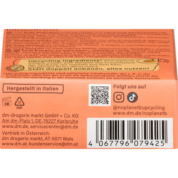 Festes Shampoo Intense Repair No Planet B