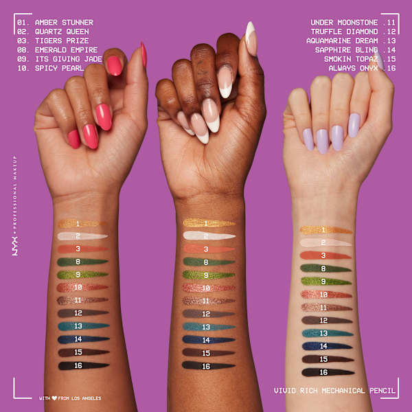 Eyeliner Vivid Rich Mechanical 16 Always Onyx NYX PROFESSIONAL MAKEUP