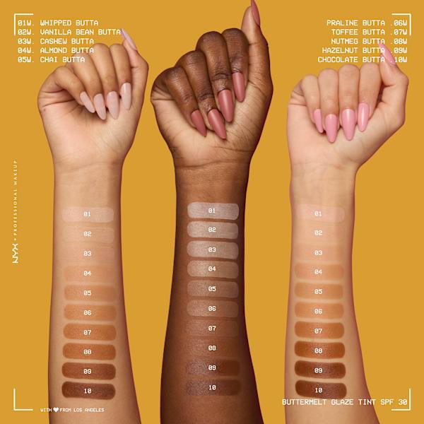 Foundation Buttermelt Glaze mit LSF 30, 01 Whipped Butta NYX PROFESSIONAL MAKEUP