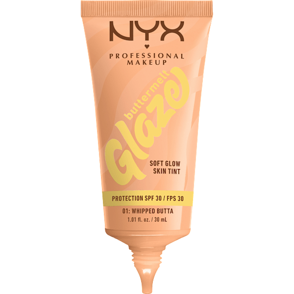 Foundation Buttermelt Glaze mit LSF 30, 01 Whipped Butta NYX PROFESSIONAL MAKEUP