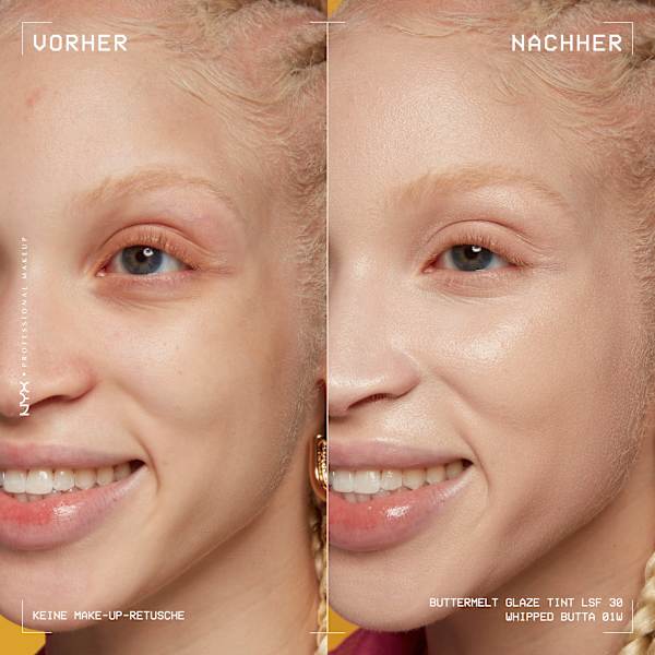 Foundation Buttermelt Glaze mit LSF 30, 01 Whipped Butta NYX PROFESSIONAL MAKEUP