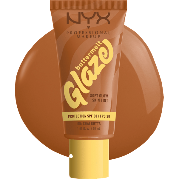 Foundation Buttermelt Glaze mit LSF 30, 05 Chai Butta NYX PROFESSIONAL MAKEUP