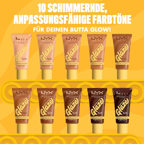 Foundation Buttermelt Glaze mit LSF 30, 05 Chai Butta NYX PROFESSIONAL MAKEUP
