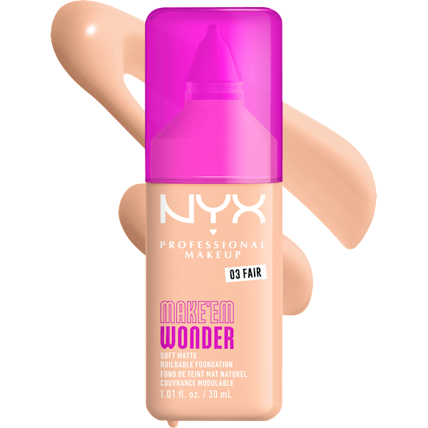 Foundation Make 'EM Wonder 03 Fair NYX PROFESSIONAL MAKEUP