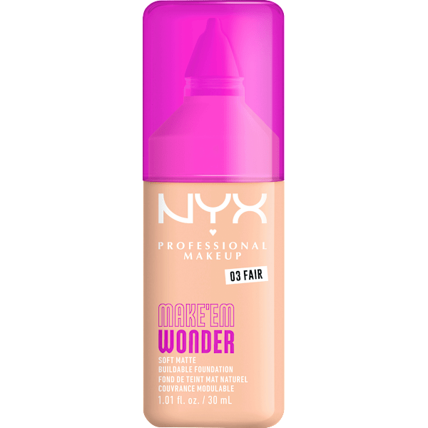 Foundation Make 'EM Wonder 03 Fair NYX PROFESSIONAL MAKEUP