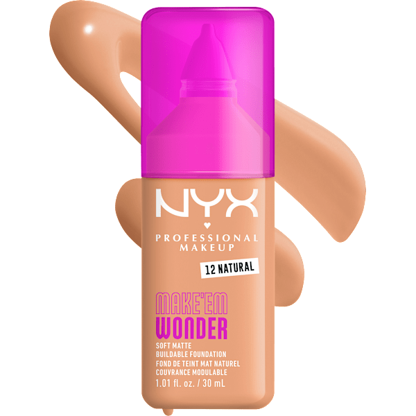 Foundation Make 'EM Wonder 12 Natural NYX PROFESSIONAL MAKEUP