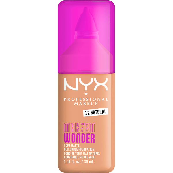 Foundation Make 'EM Wonder 12 Natural NYX PROFESSIONAL MAKEUP