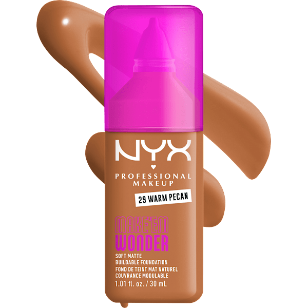 Foundation Make 'EM Wonder 29 Warm Pecan NYX PROFESSIONAL MAKEUP