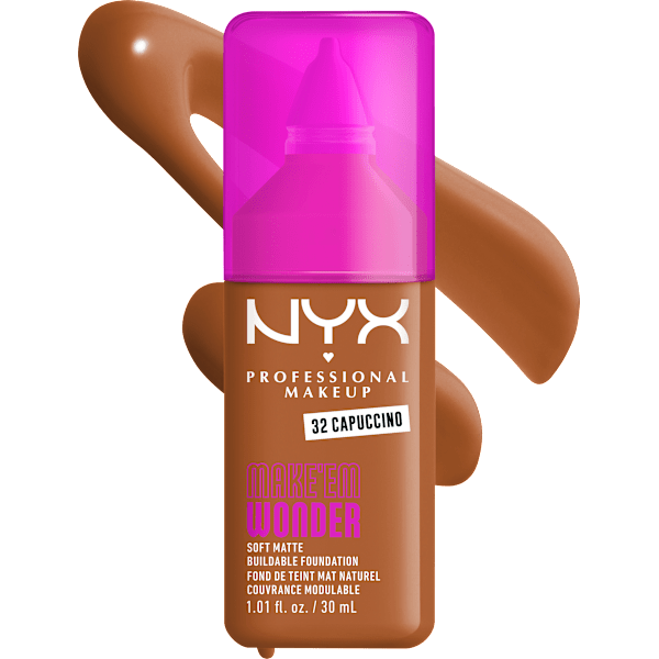 Foundation Make 'EM Wonder 32 Capuccino NYX PROFESSIONAL MAKEUP