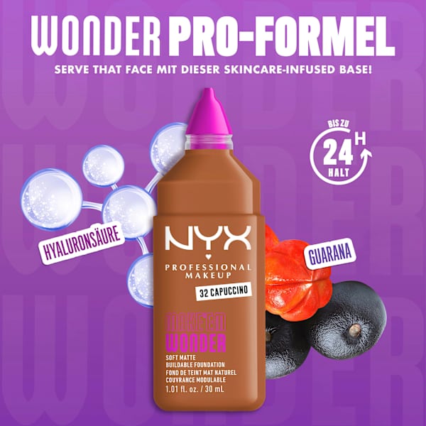 Foundation Make 'EM Wonder 32 Capuccino NYX PROFESSIONAL MAKEUP