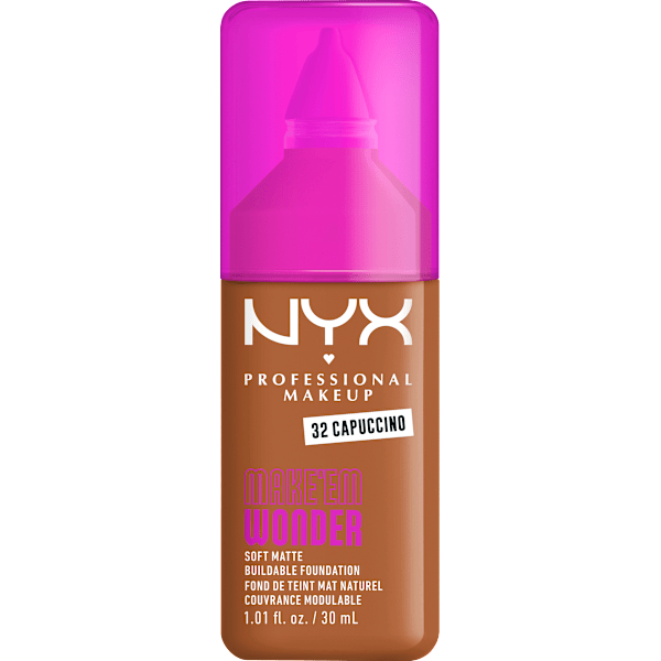 Foundation Make 'EM Wonder 32 Capuccino NYX PROFESSIONAL MAKEUP
