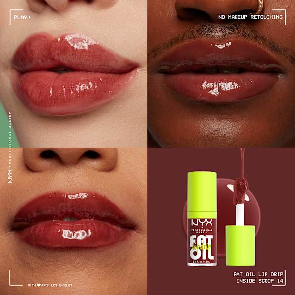 Lipgloss Fat Oil Lip Drip 14 Inside Scoop NYX PROFESSIONAL MAKEUP