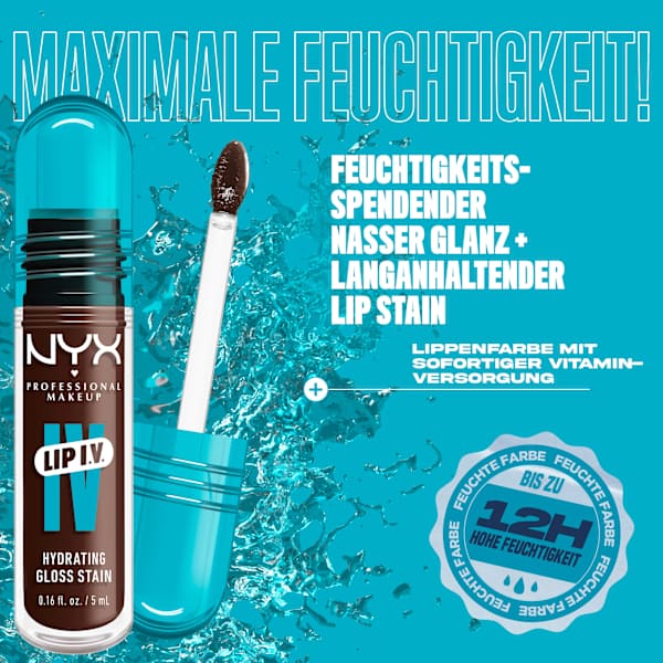 Lipgloss Lip IV Gloss Stain 06 Espresso Soak NYX PROFESSIONAL MAKEUP