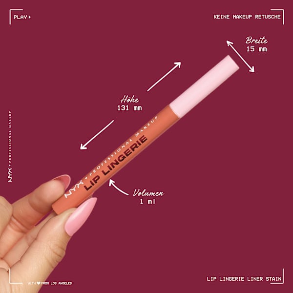 Lipliner Lip Lingerie Stain 04 Steamy Spice NYX PROFESSIONAL MAKEUP