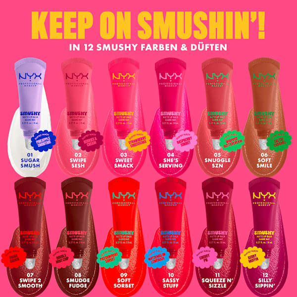 Lippenbalsam Smushy Matte 11 Squeeze N´Snizzle NYX PROFESSIONAL MAKEUP