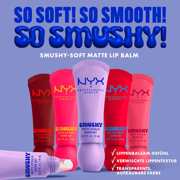 Lippenbalsam Smushy Matte 11 Squeeze N´Snizzle NYX PROFESSIONAL MAKEUP