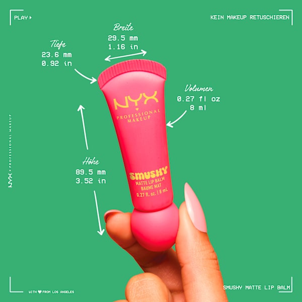 Lippenbalsam Smushy Matte 11 Squeeze N´Snizzle NYX PROFESSIONAL MAKEUP
