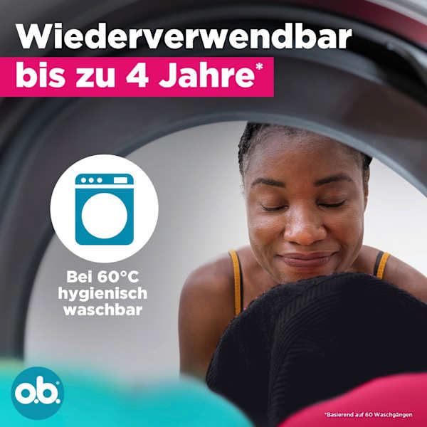 Periodenunterwäsche Slip schwarz Gr. XS/S o.b.