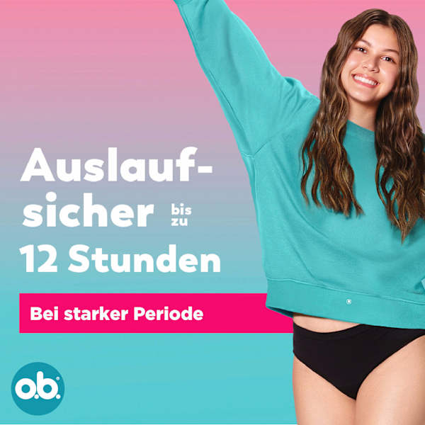 Periodenunterwäsche Slip Teens Gr. 152-164 o.b.