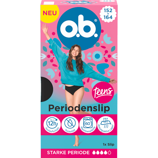 Periodenunterwäsche Slip Teens Gr. 152-164 o.b.