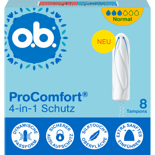 Tampons ProComfort Normal, Reisegröße o.b.