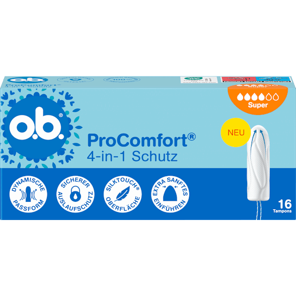 Tampons ProComfort Super o.b.